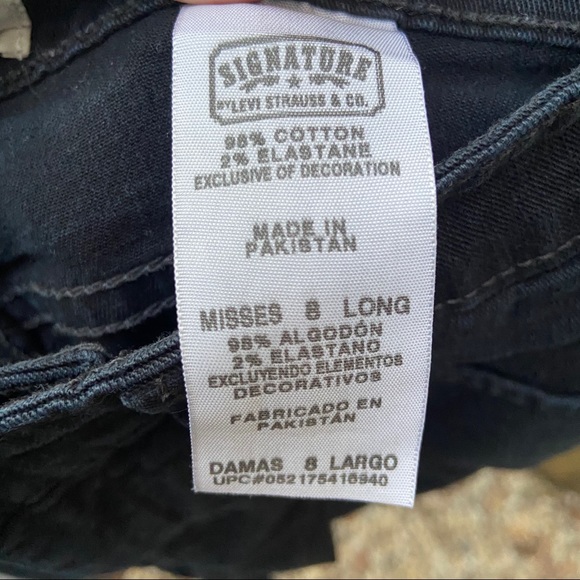 🌿 Vintage Levi’s Black Cotton Bootcut Flare Jeans 🌿 - Picture 5 of 6